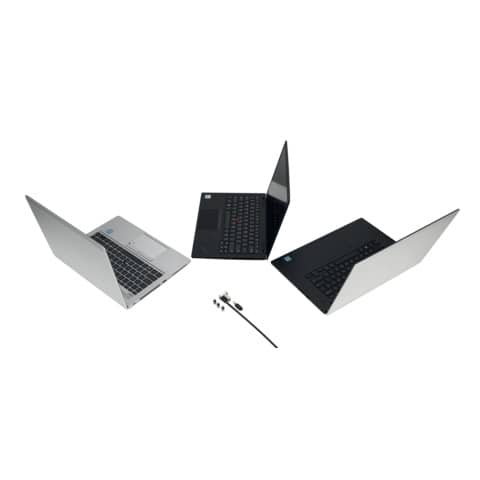 Lucchetto per laptop con chiave 3 in 1 - con cavo 1,8 m Kensington nero K62318WW